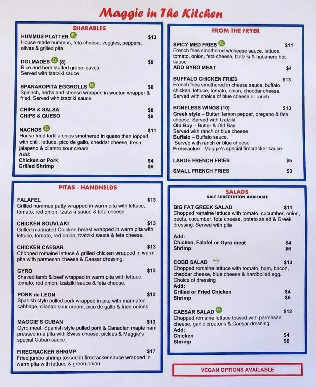 Menu 2