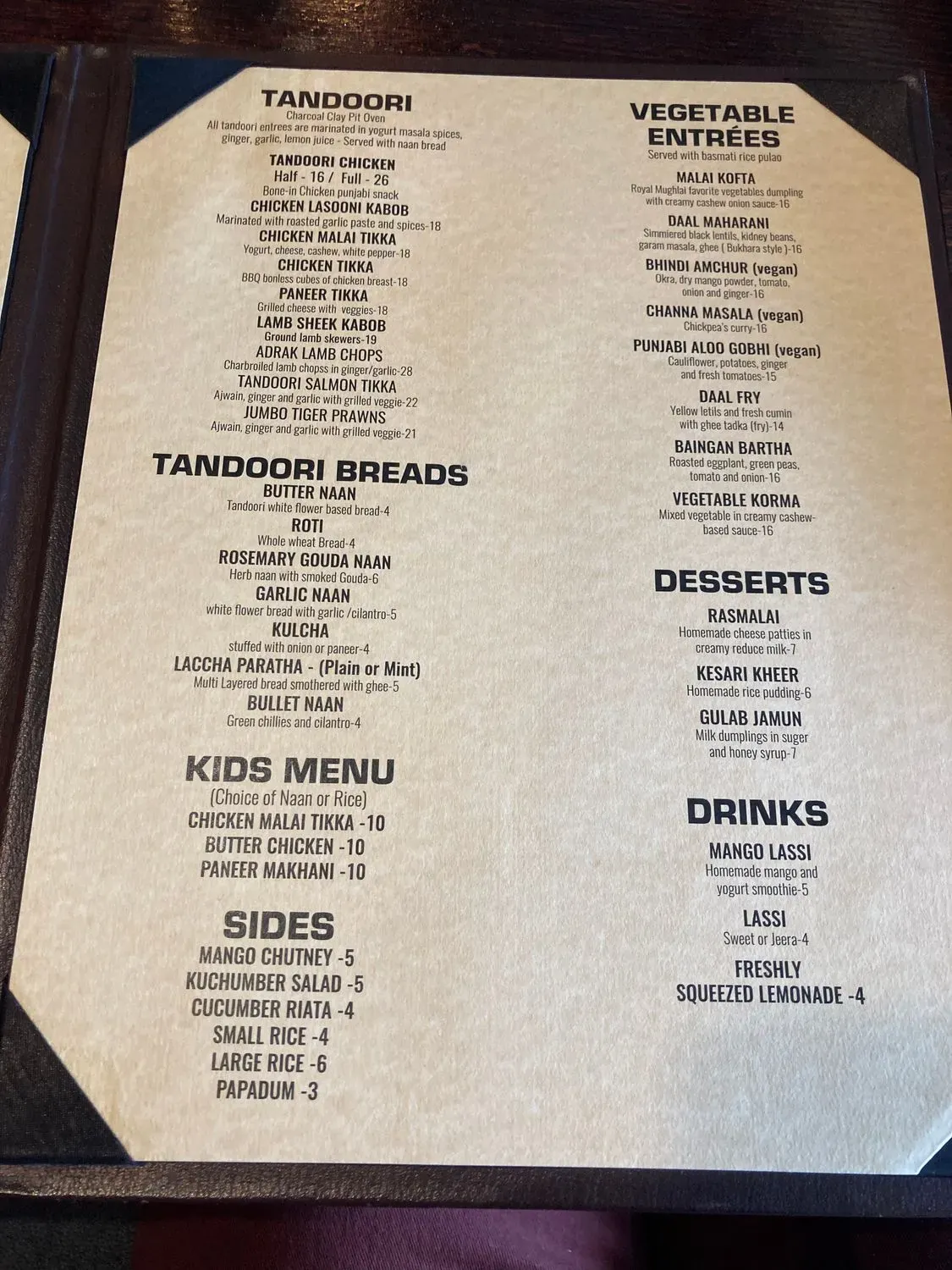 Menu 4