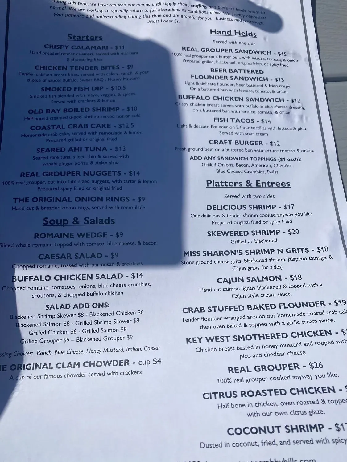 Menu 4