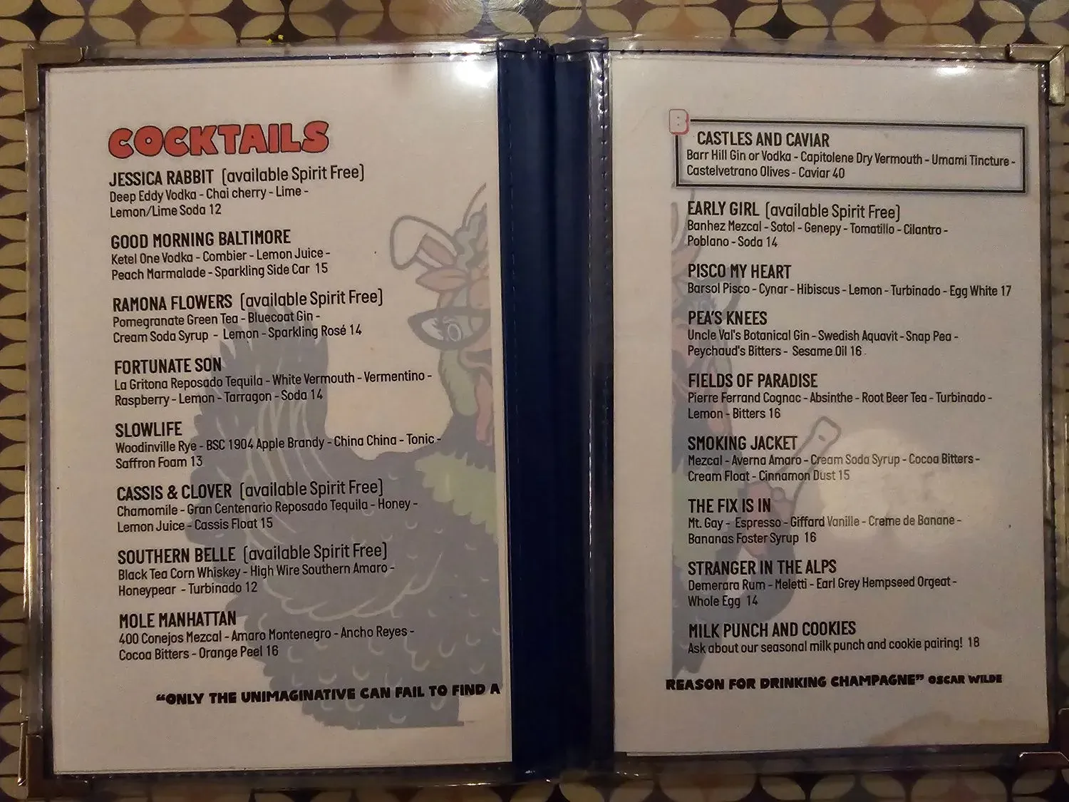 Menu 6