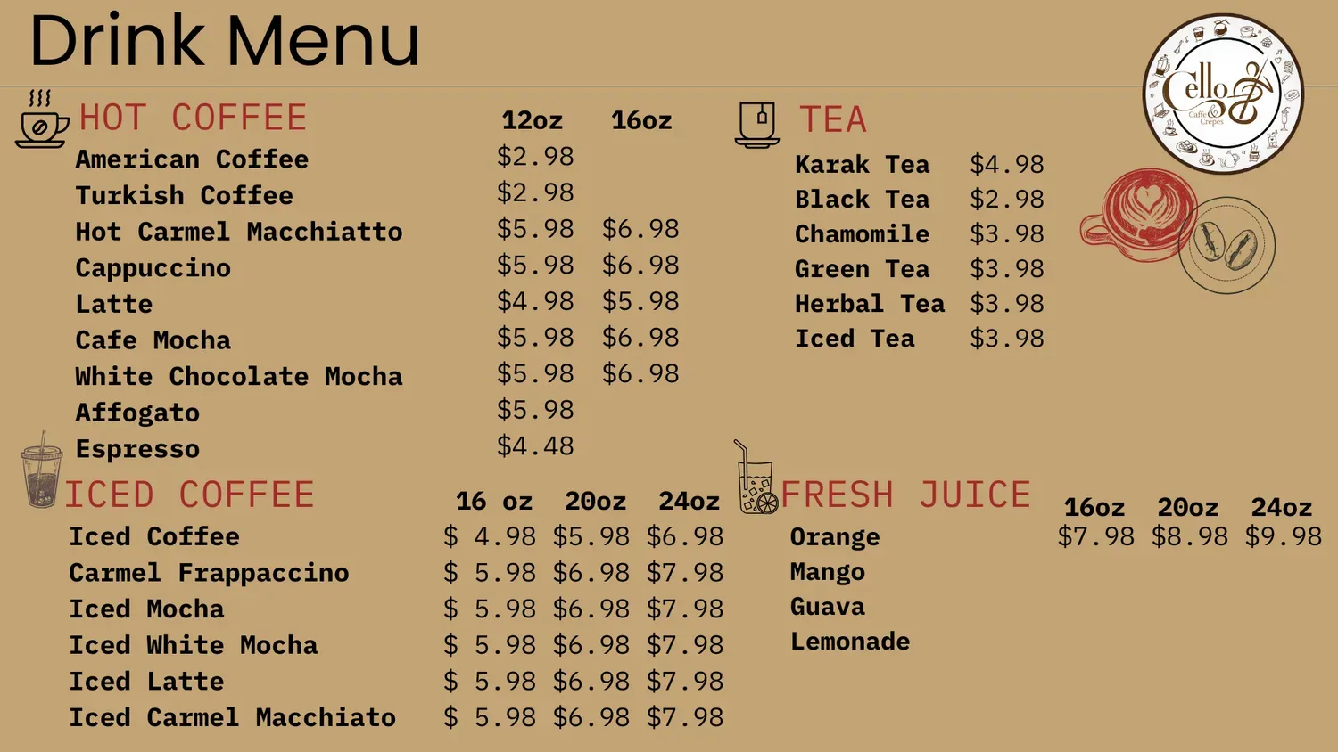 Menu 2