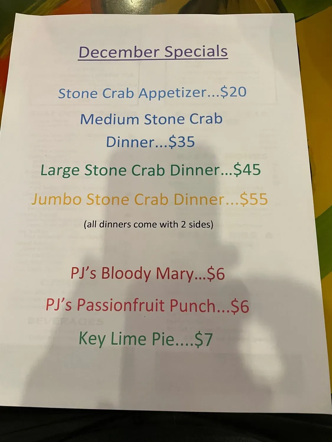 Menu 2