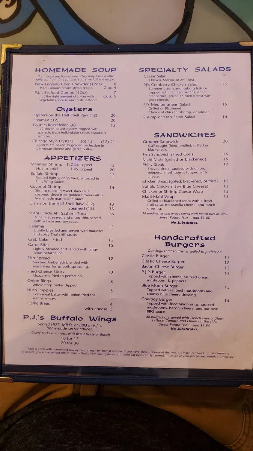 Menu 4