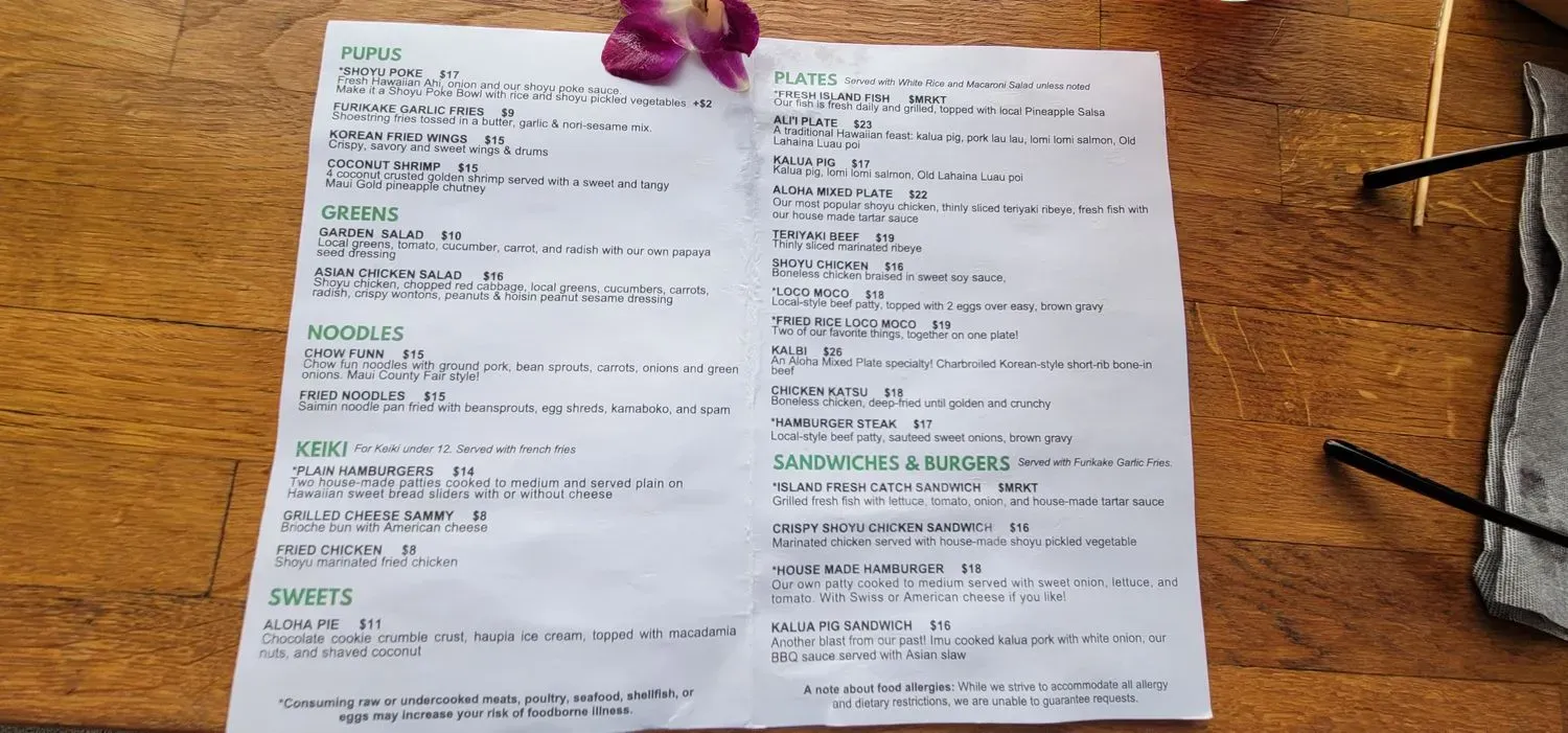 Menu 6