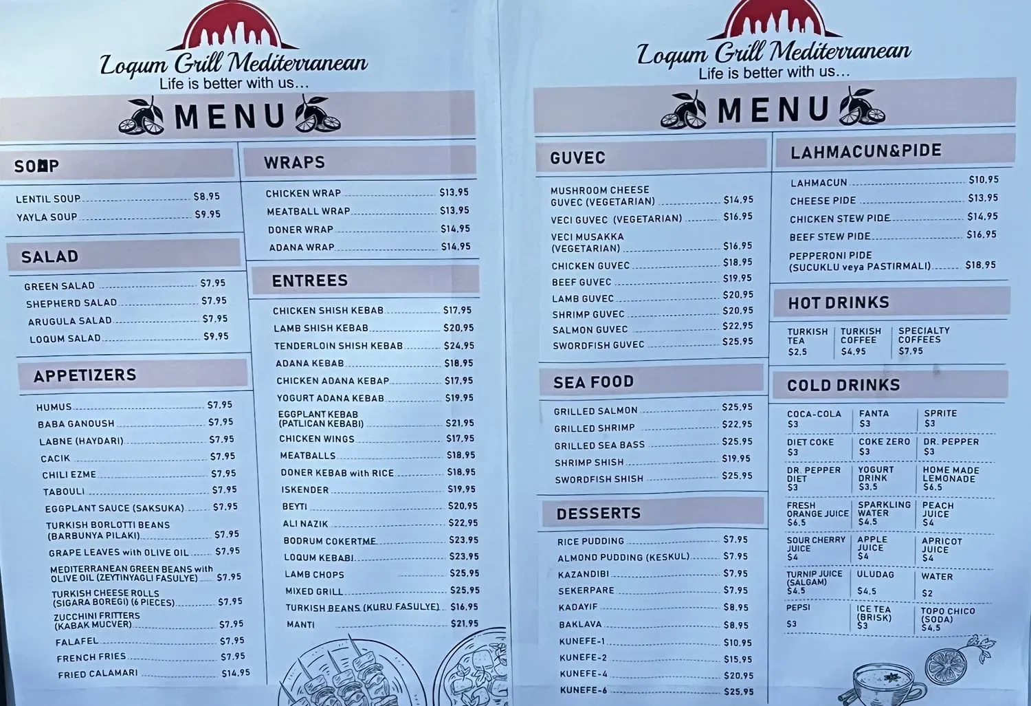 Menu 2