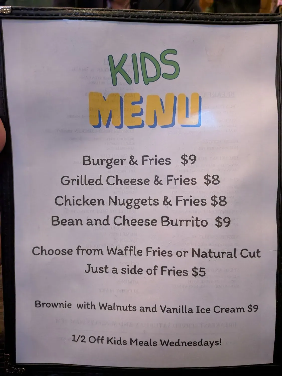 Menu 5