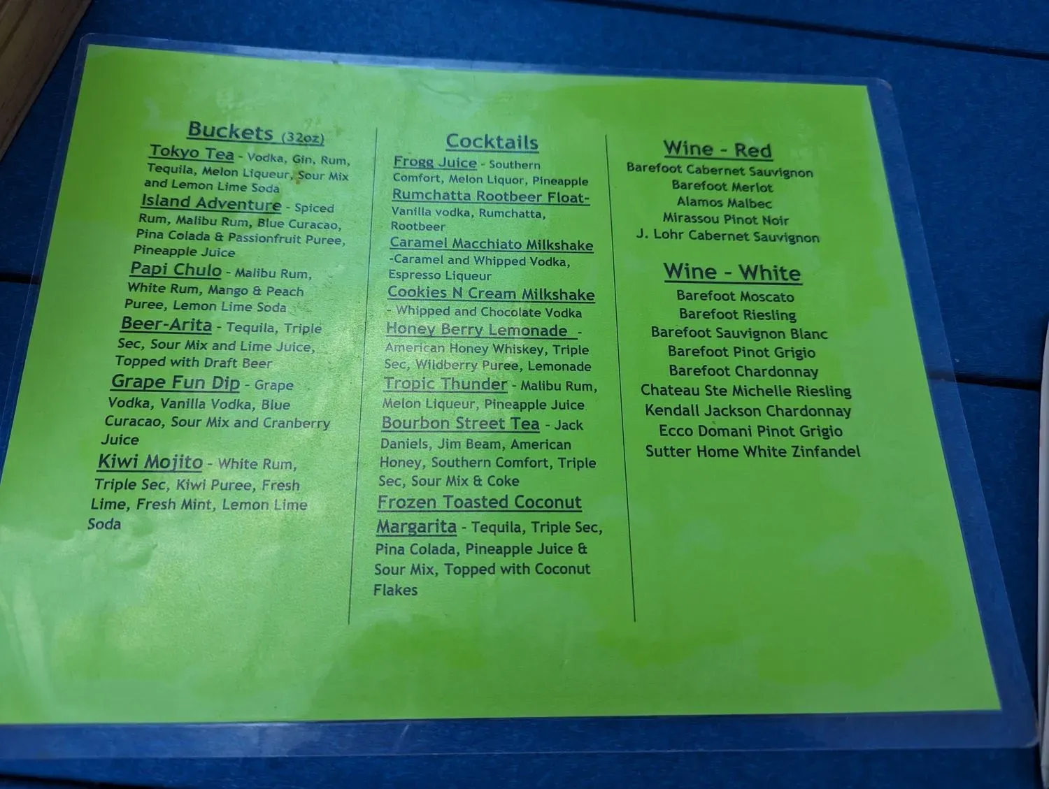 Menu 2