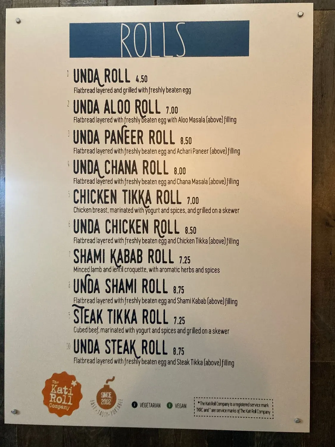 Menu 2