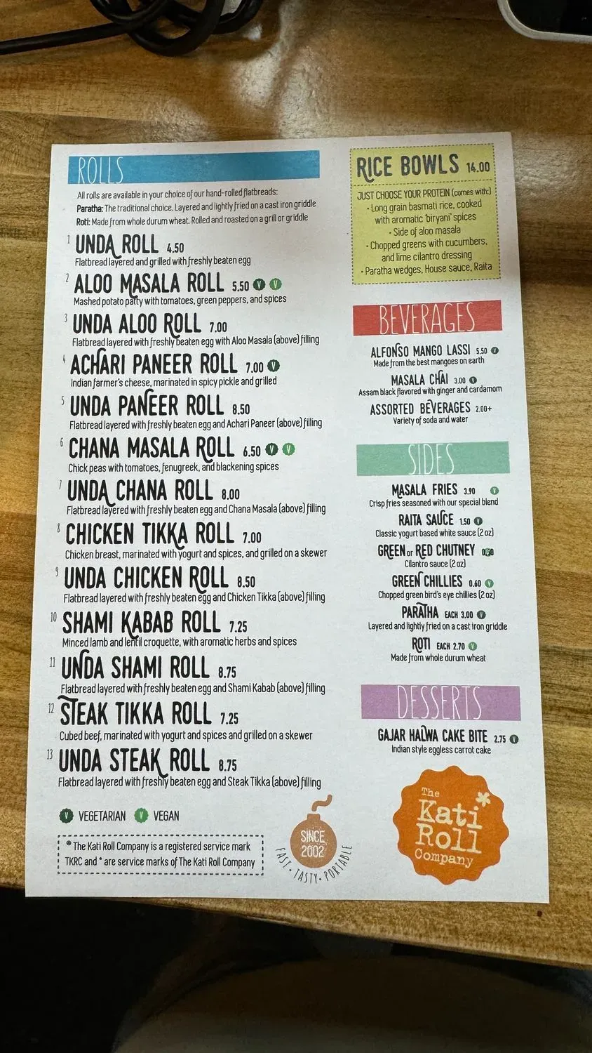 Menu 3