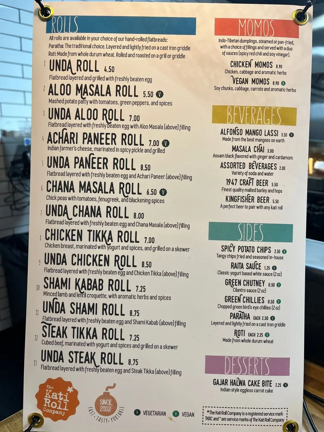 Menu 4