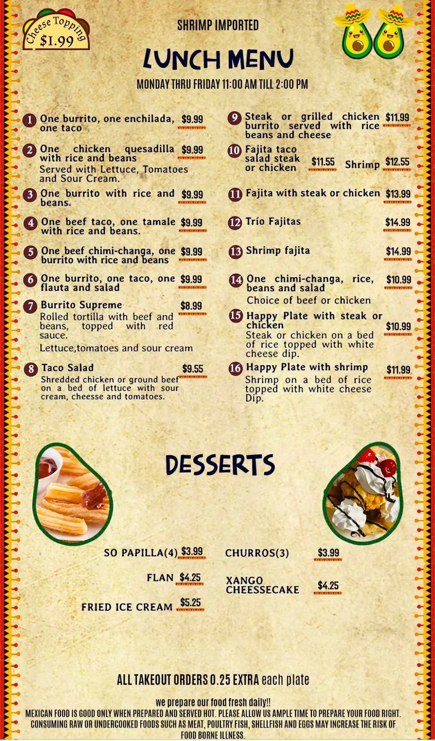 Menu 3