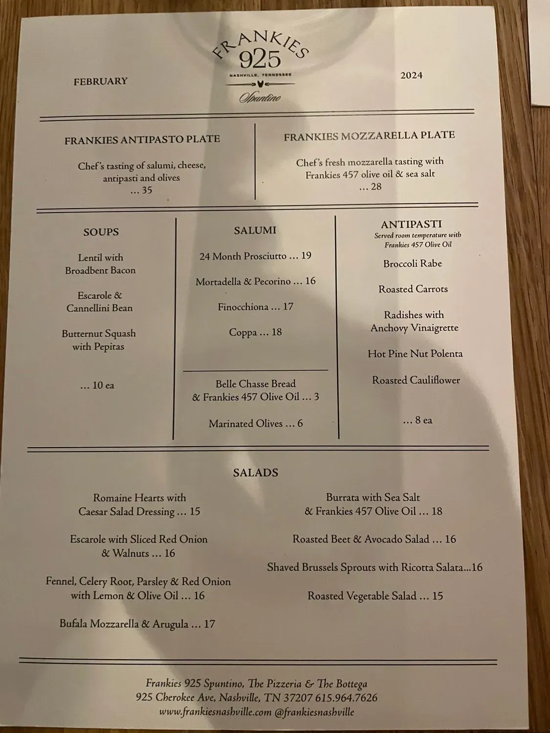 Menu 3