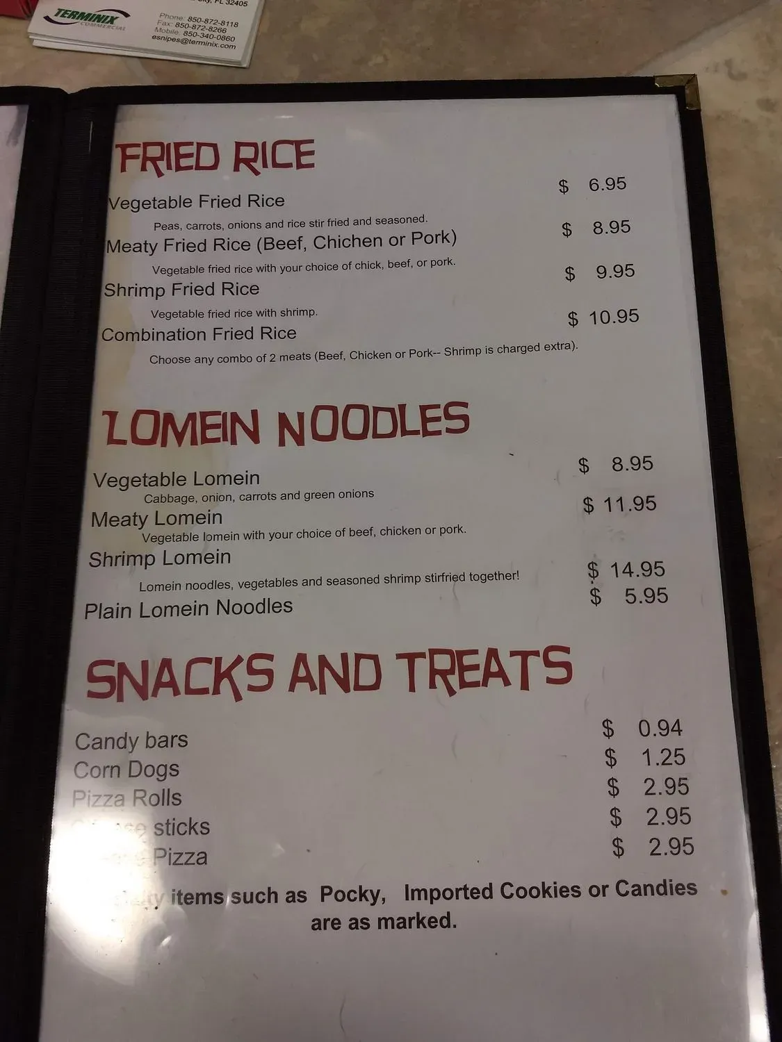 Menu 4