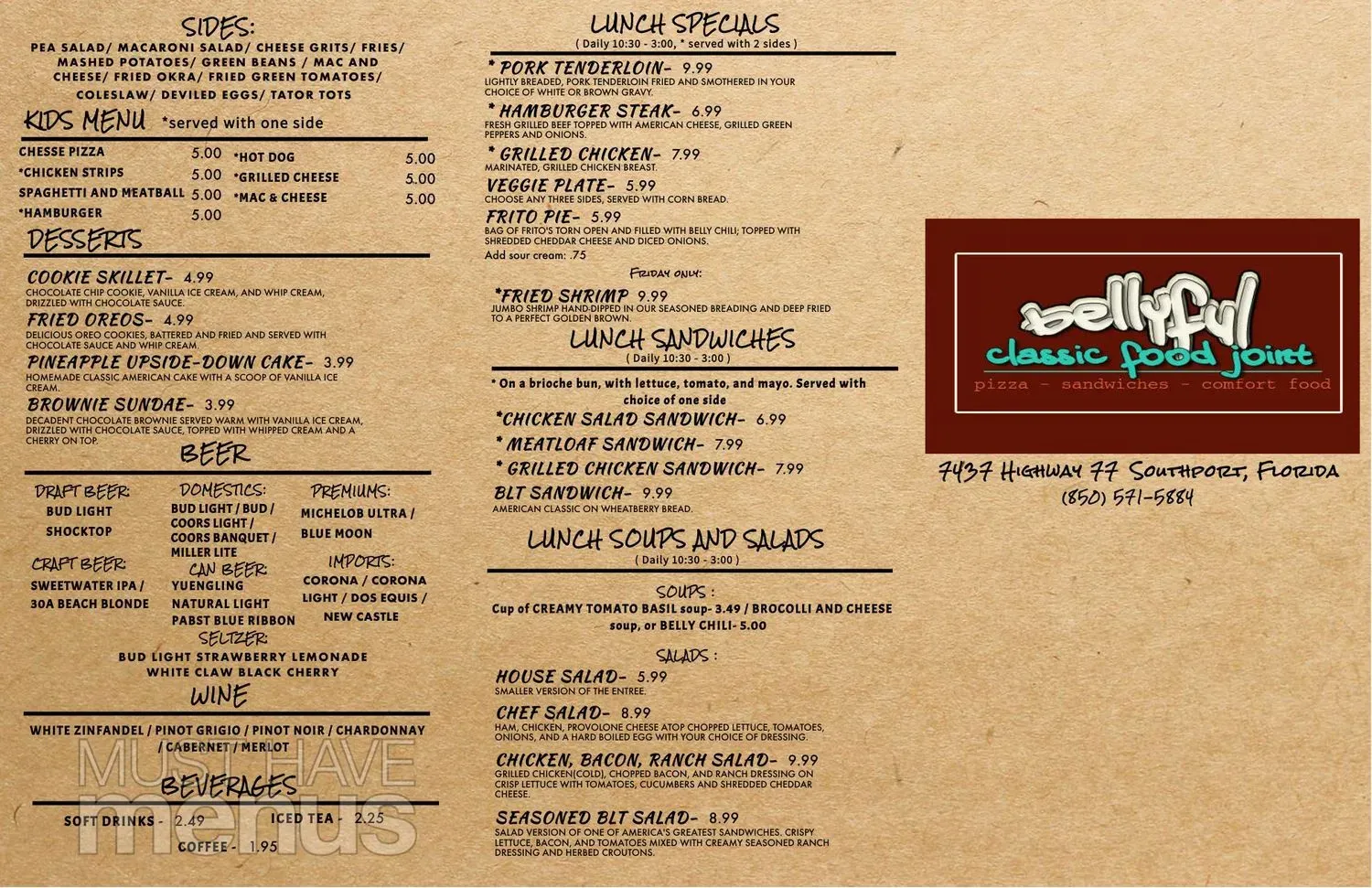 Menu 3