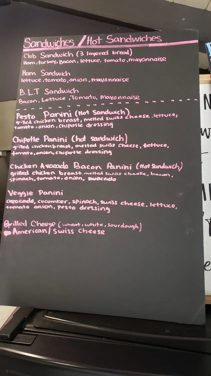 Menu 4