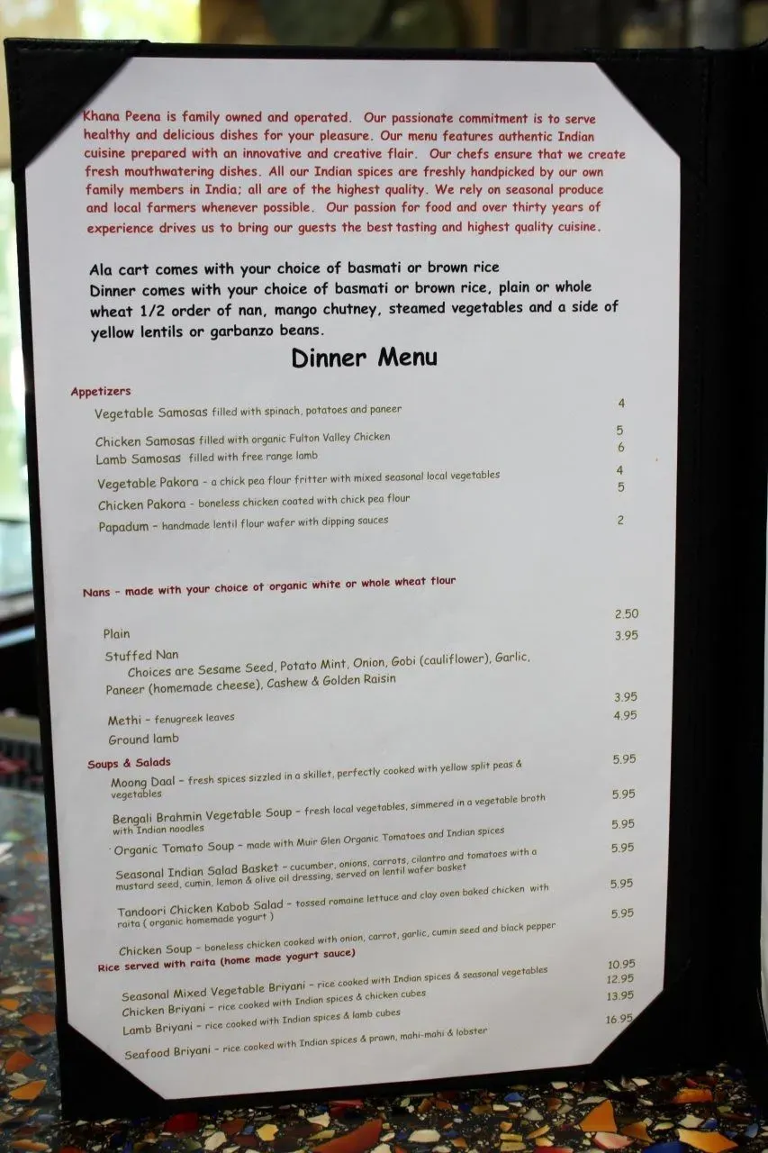 Menu 5