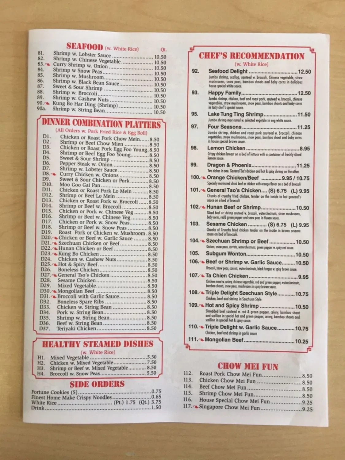 Menu 2