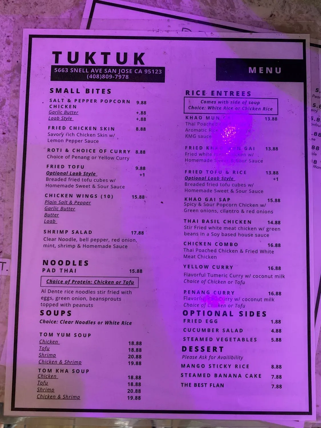 Menu 2