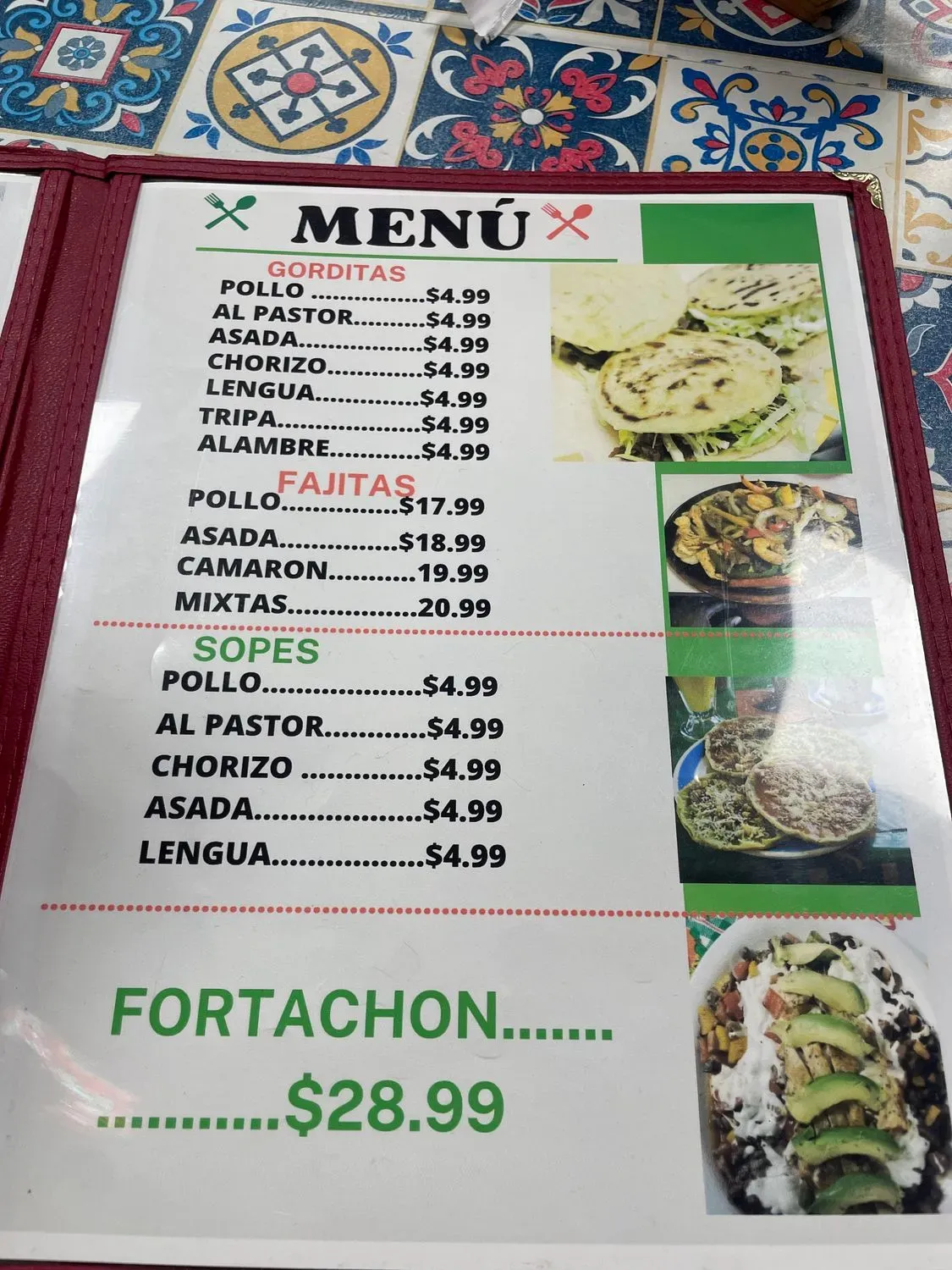 Menu 4