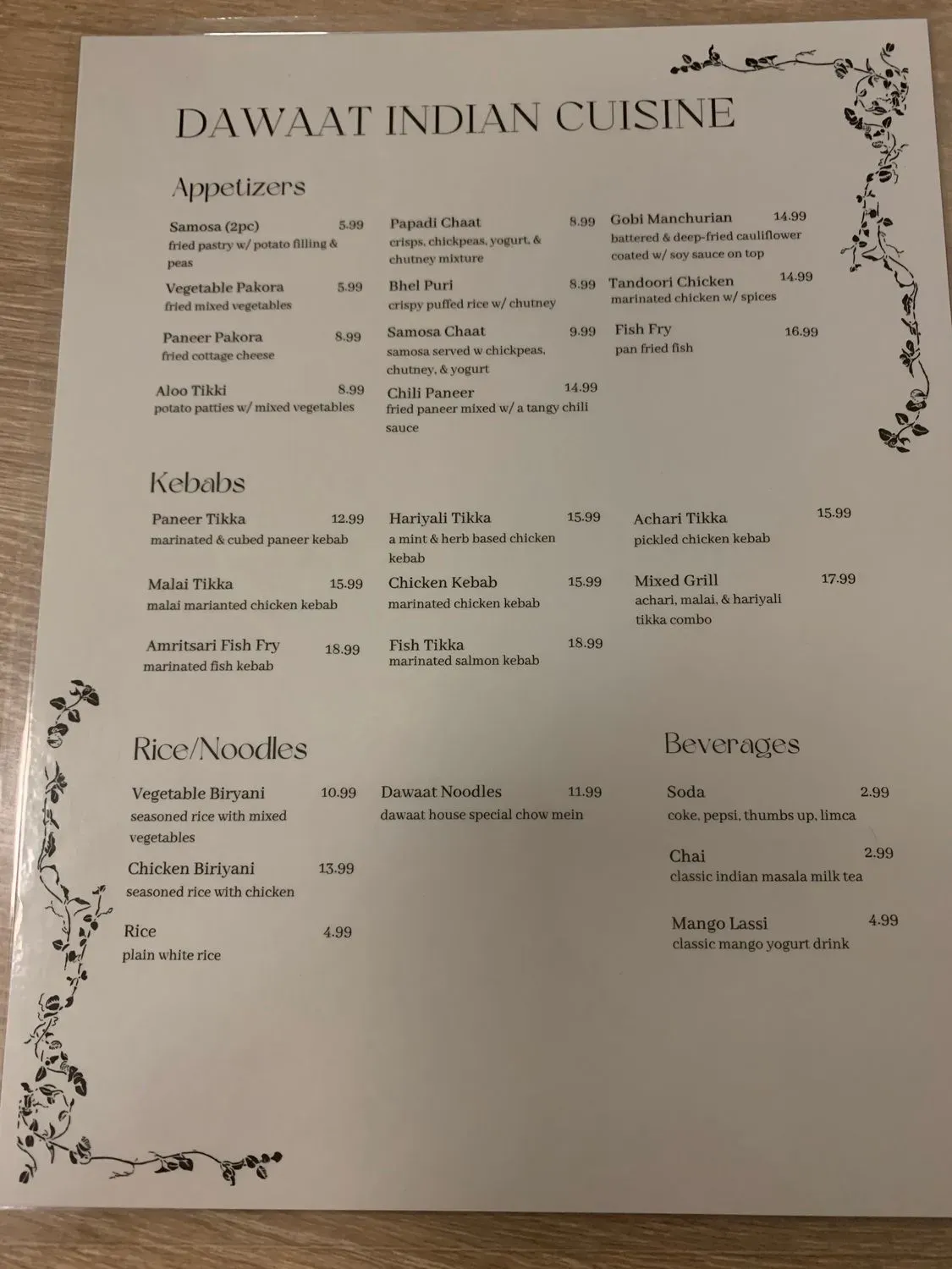 Menu 4