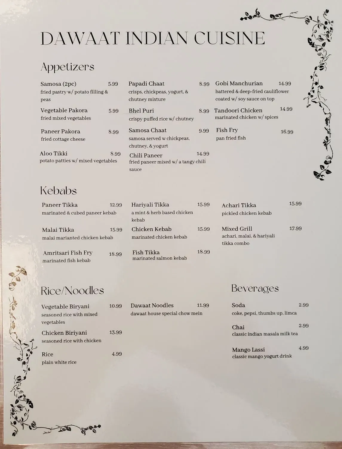 Menu 3