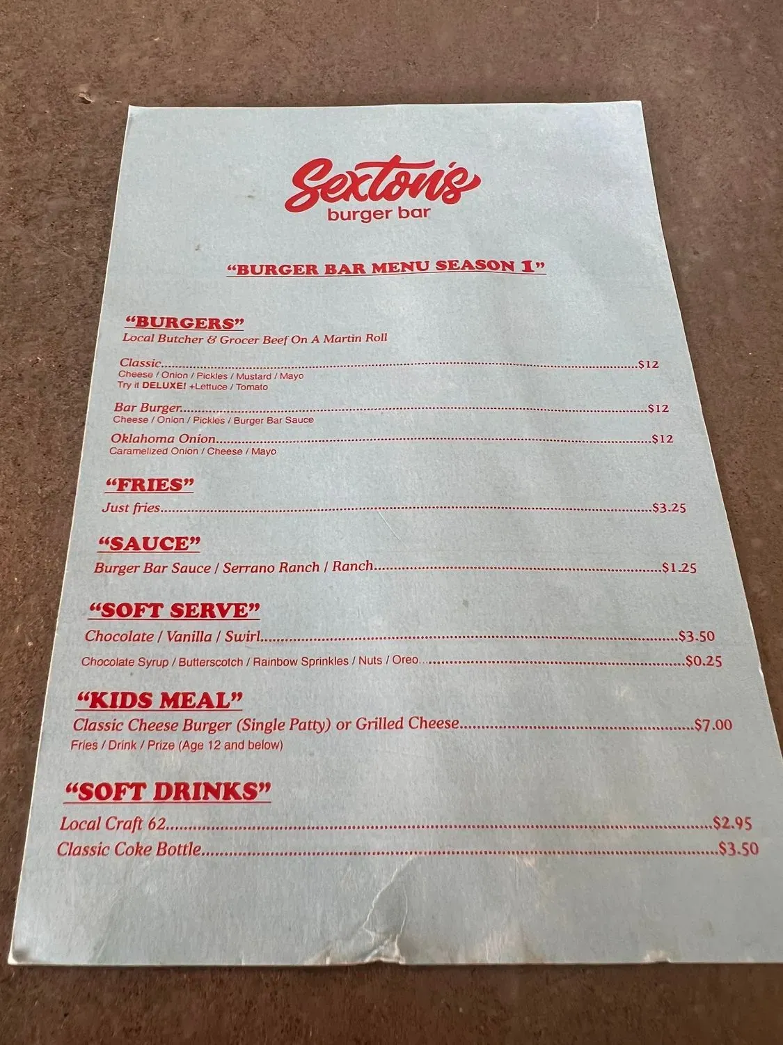 Menu 2