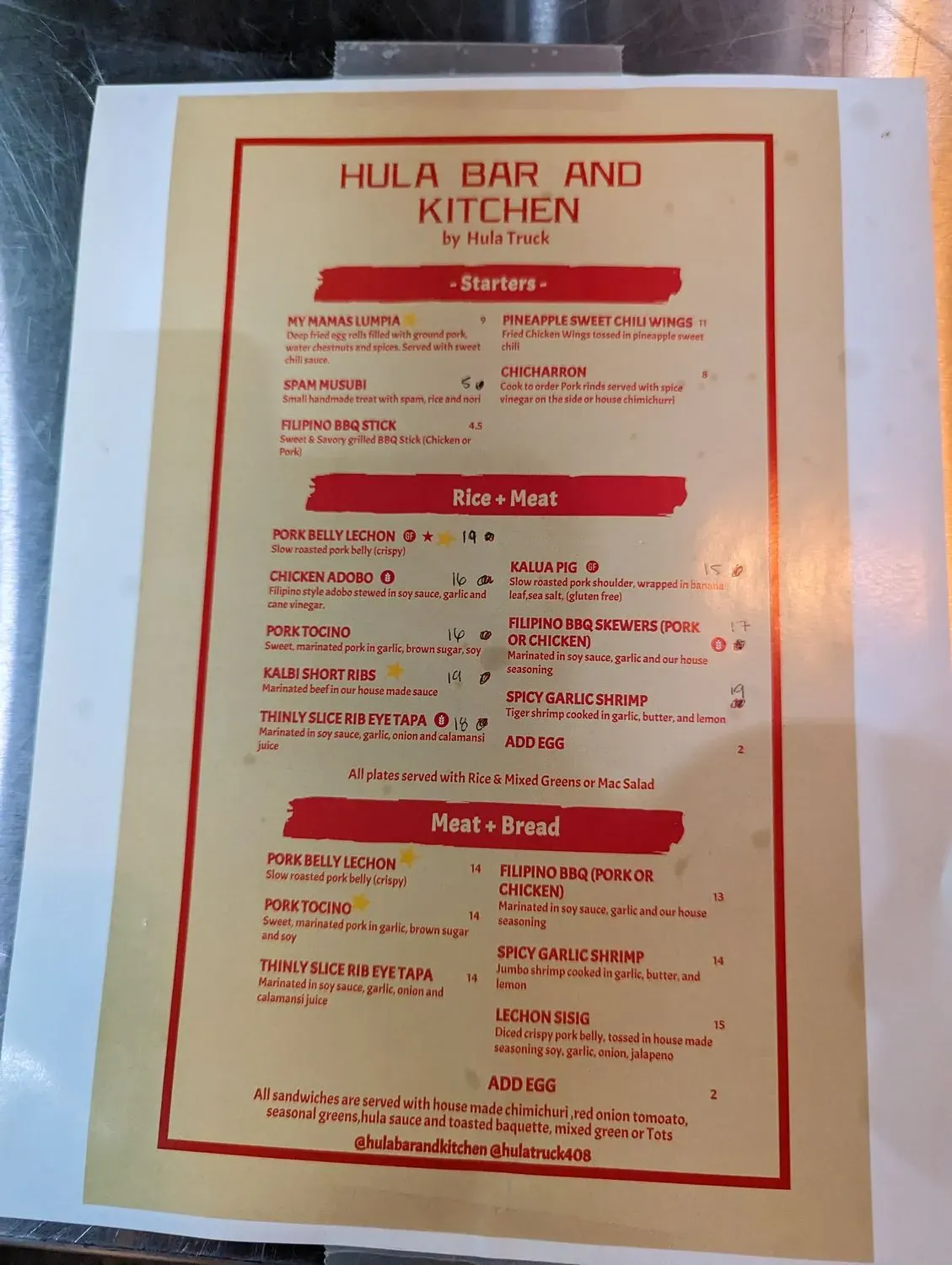 Menu 4