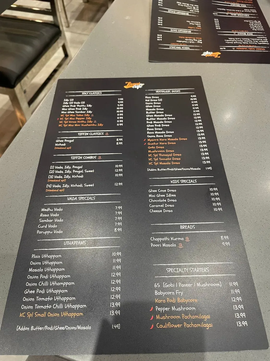 Menu 3