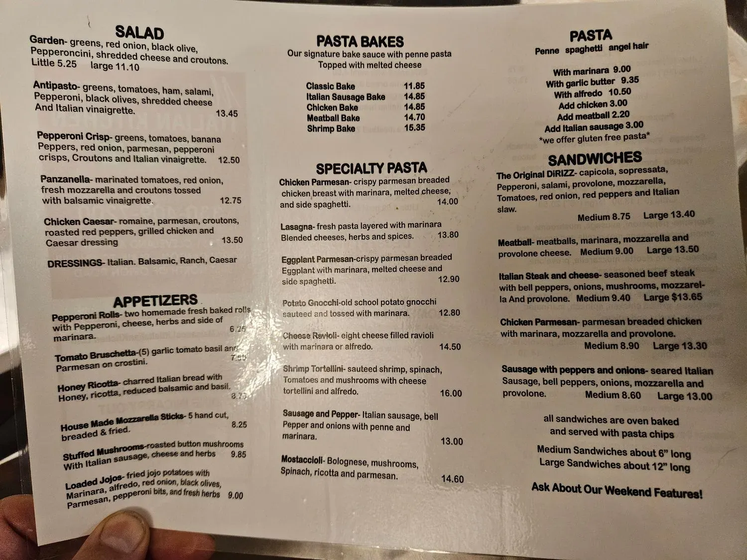 Menu 3