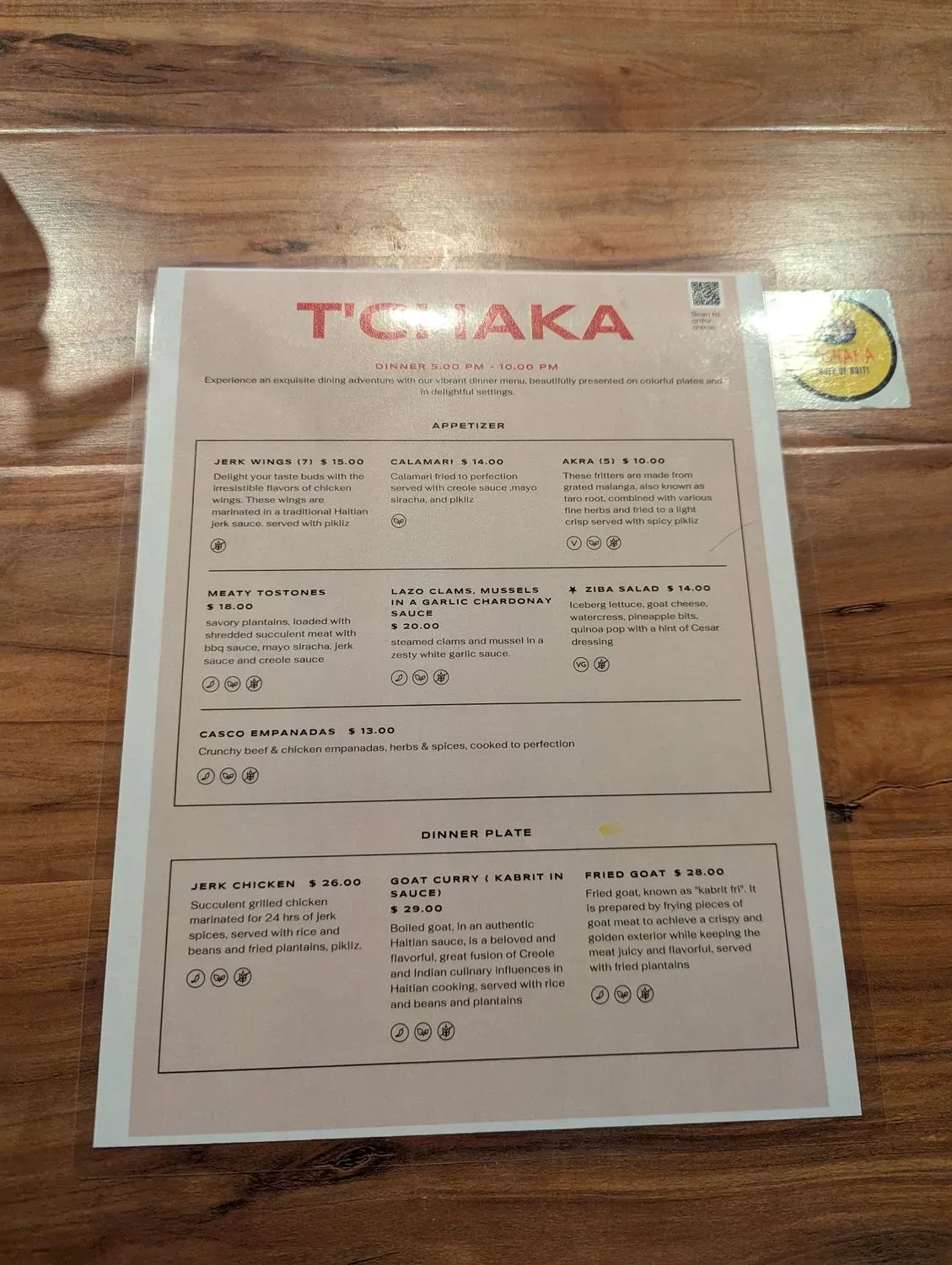 Menu 6