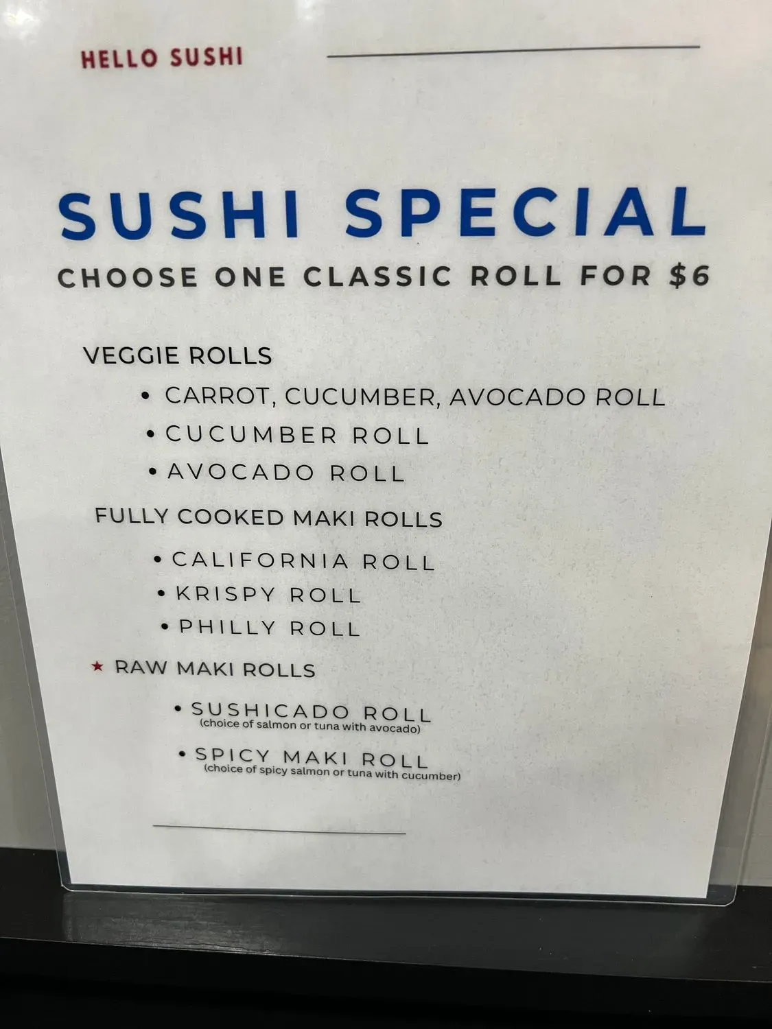 Menu 6