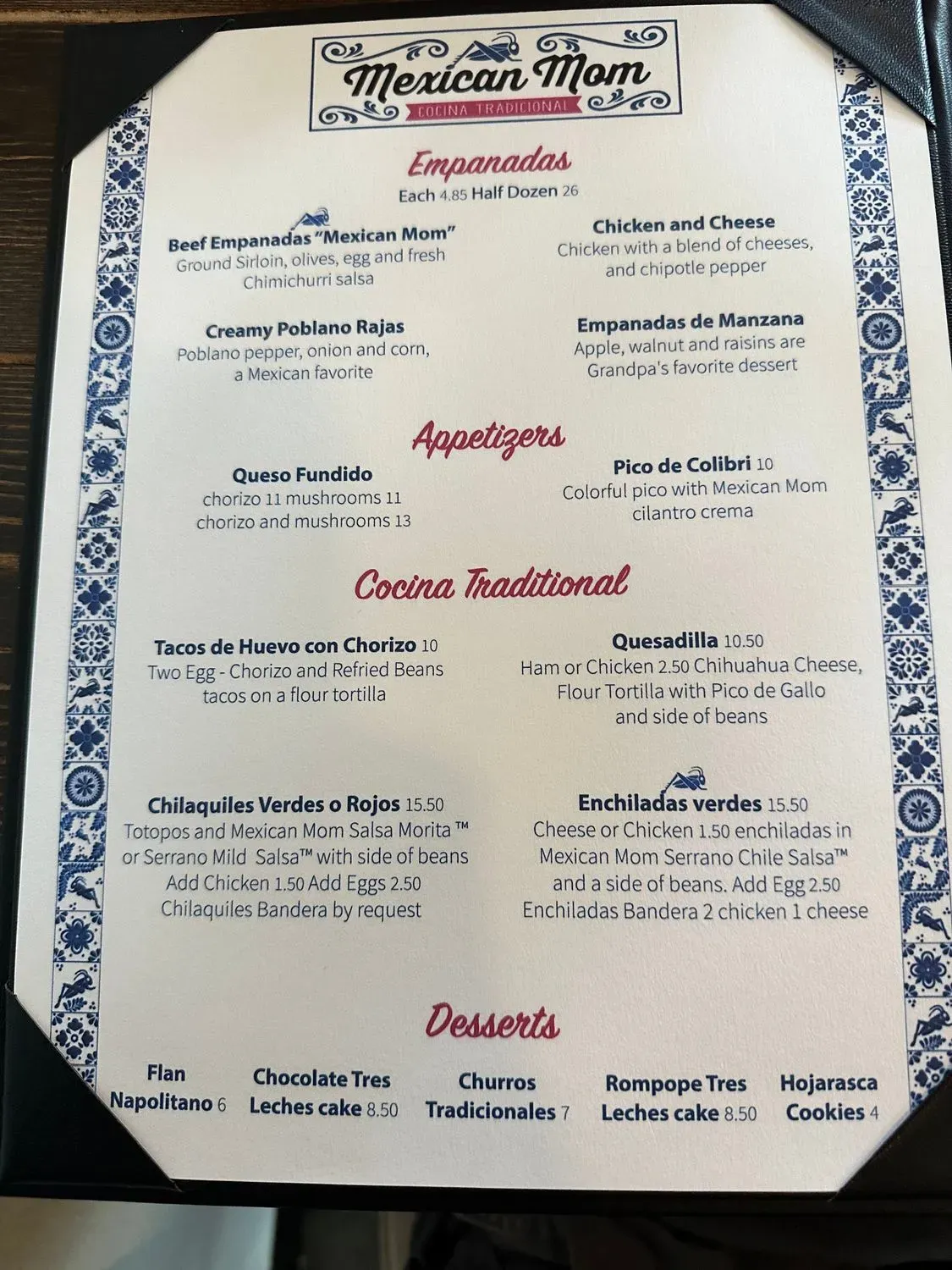 Menu 4