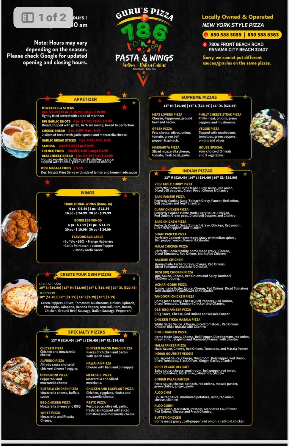 Menu 2