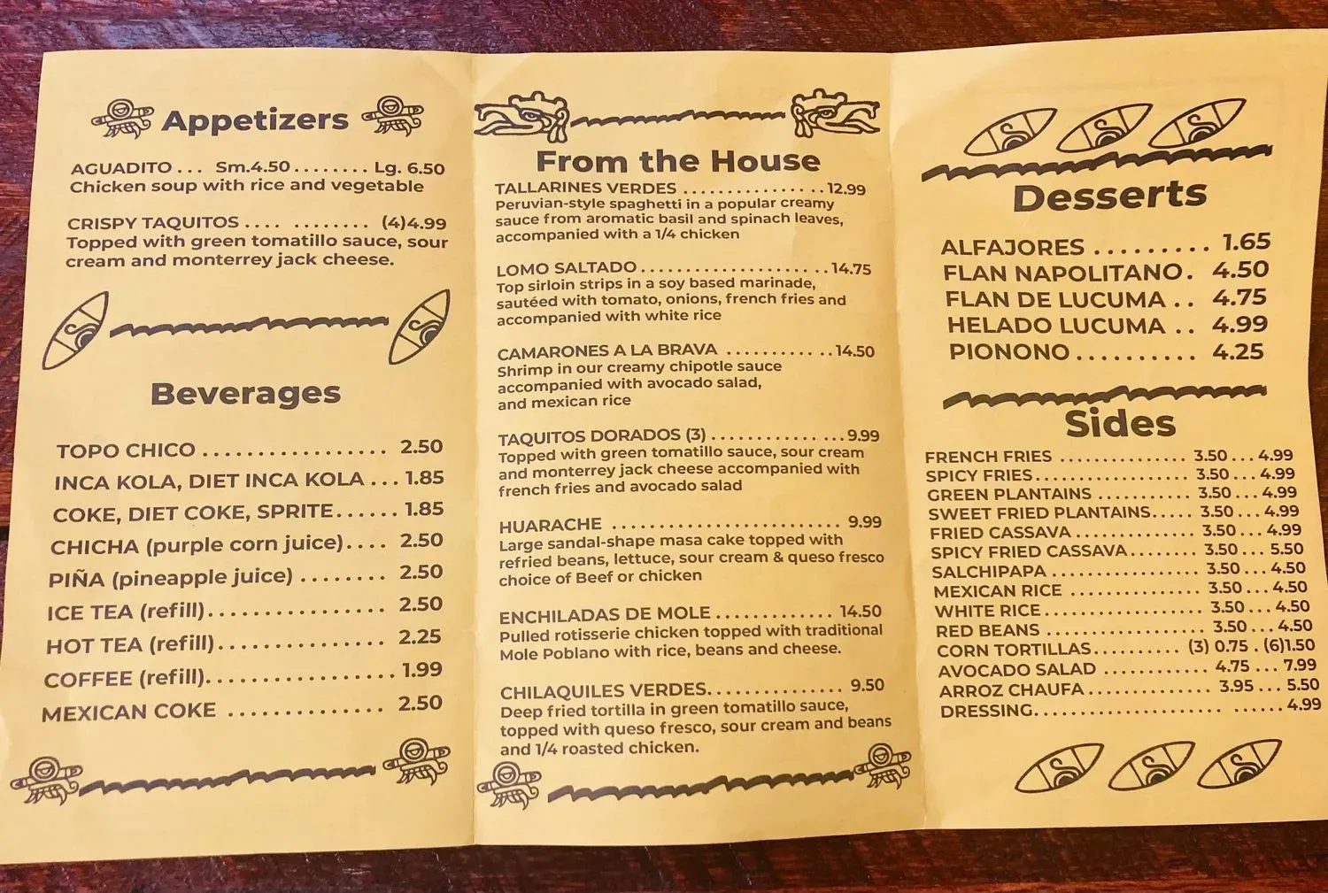 Menu 2