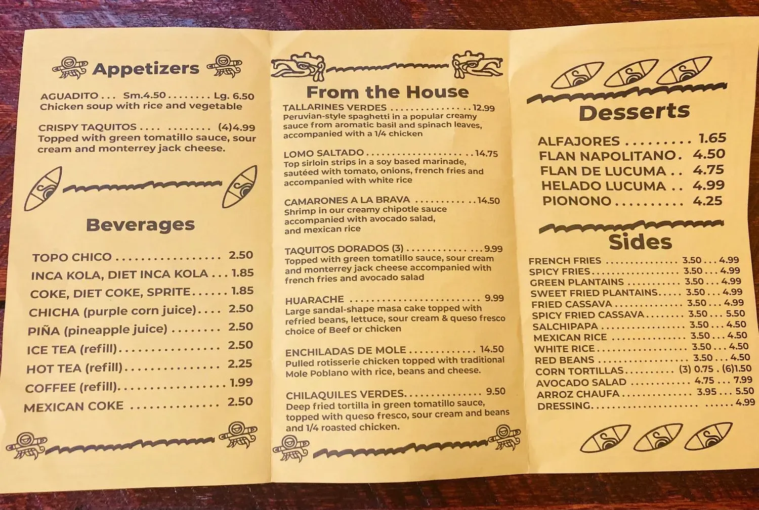 Menu 2