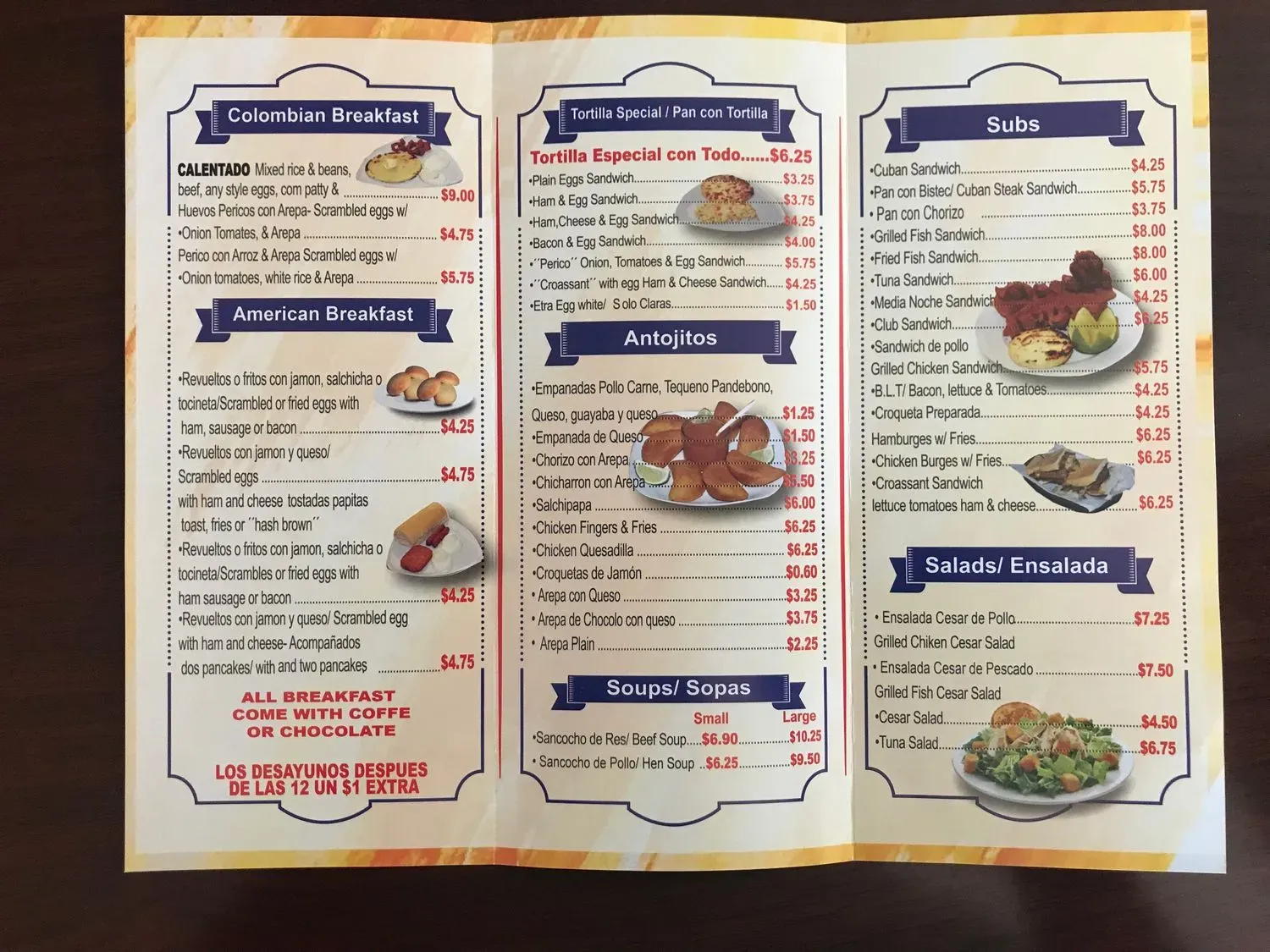 Menu 3