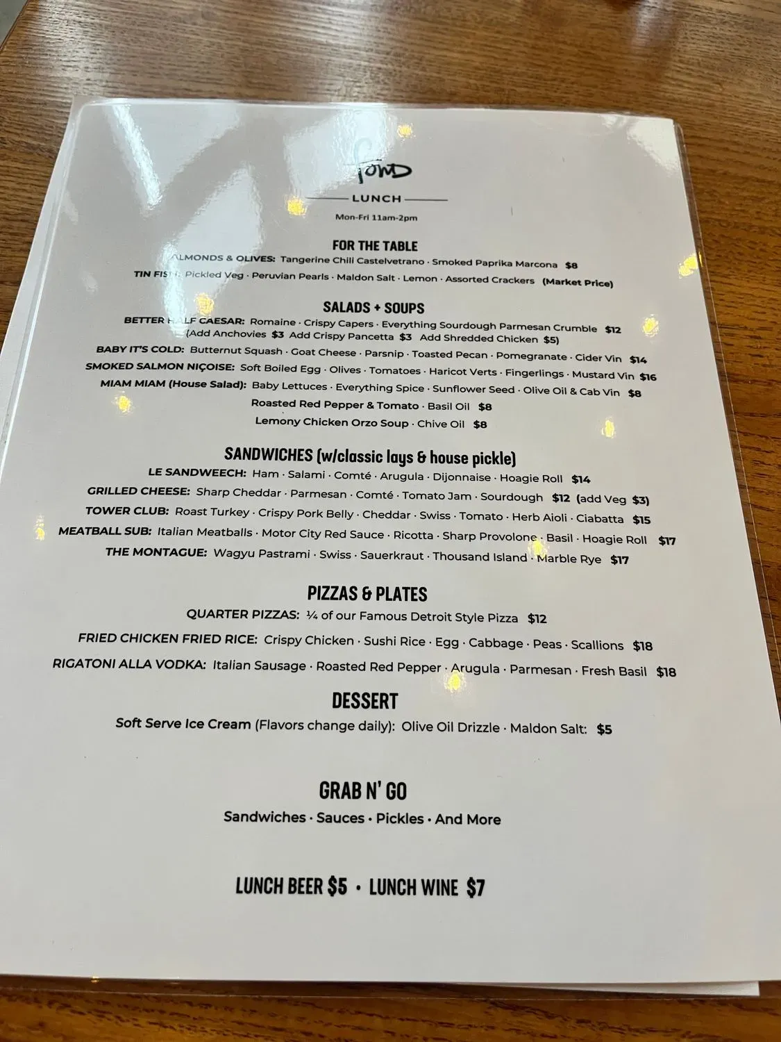 Menu 4