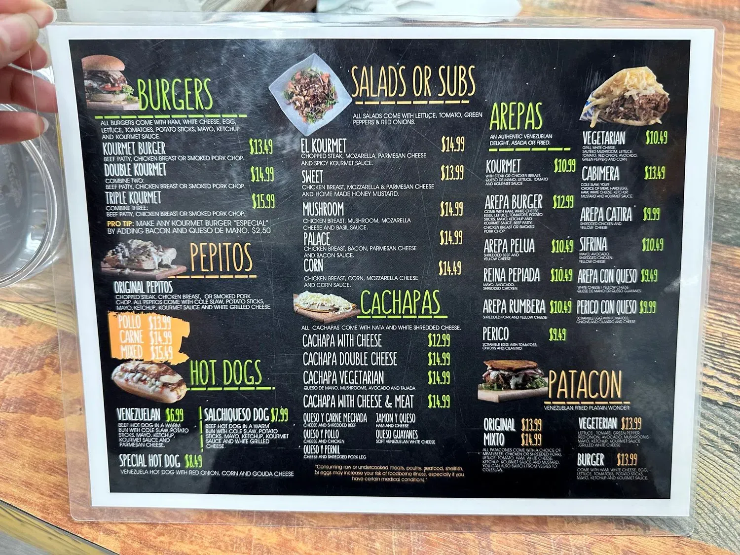 Menu 6