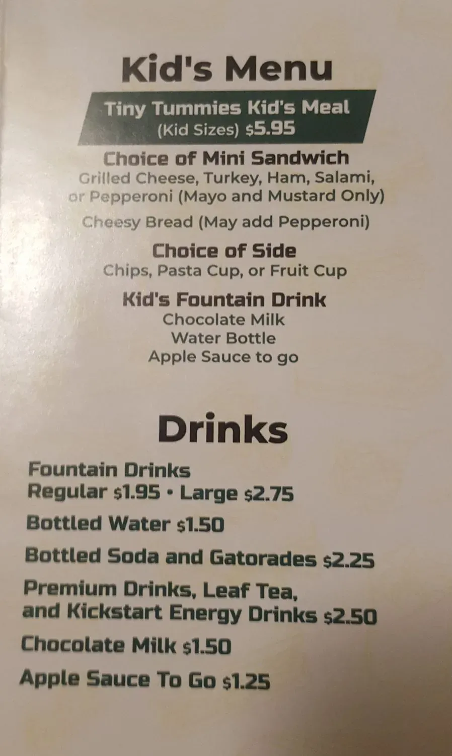 Menu 3