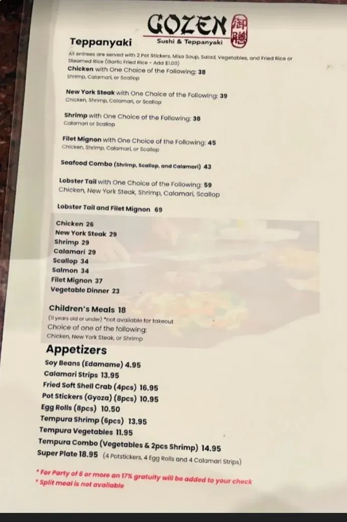 Menu 2