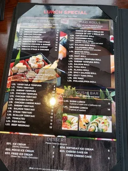 Menu 6