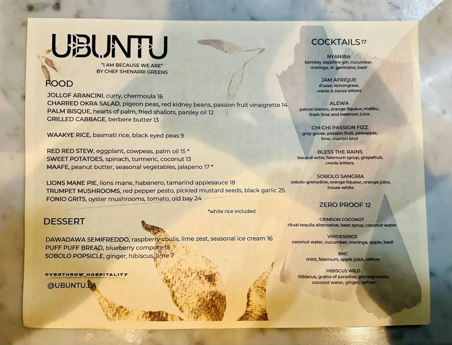 Menu 2