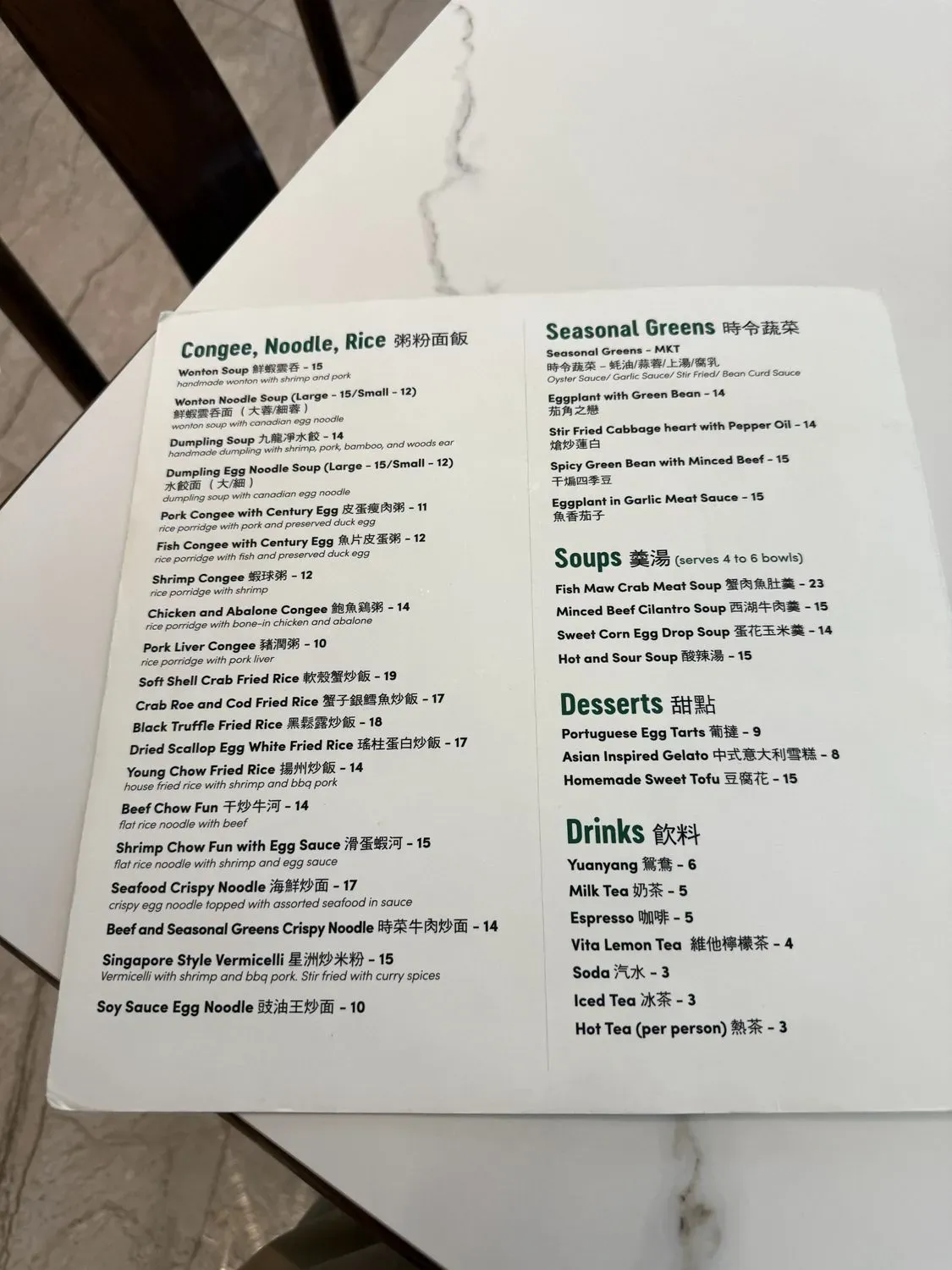 Menu 5