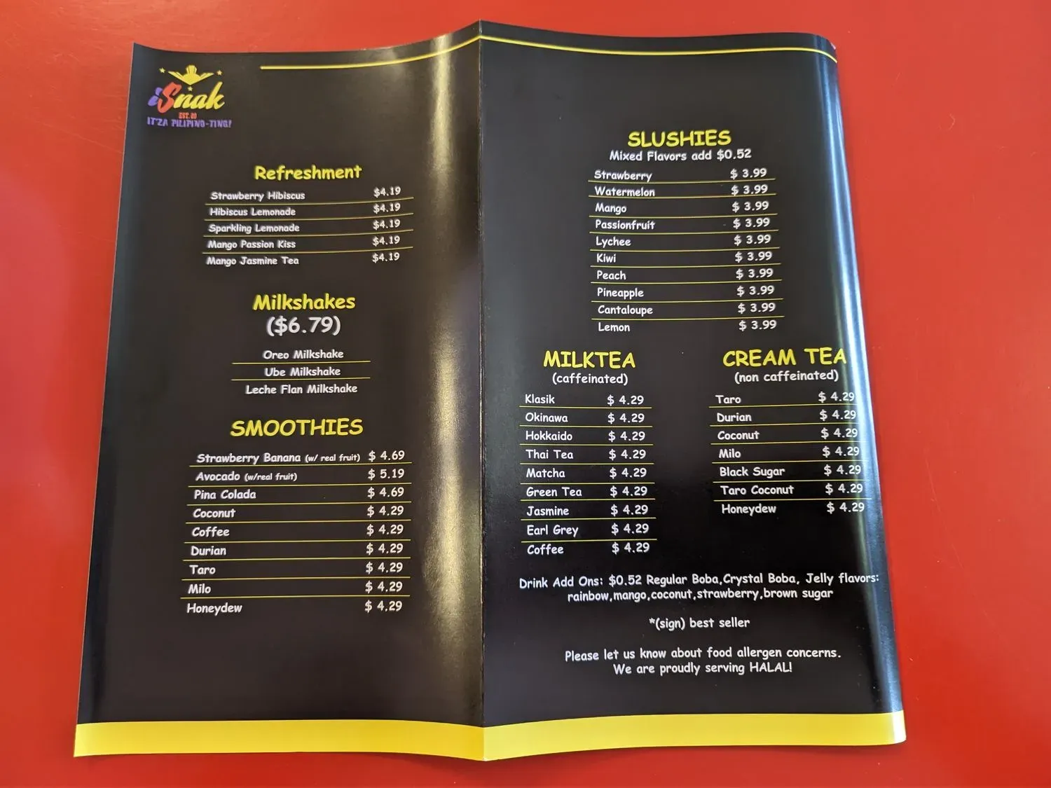 Menu 2