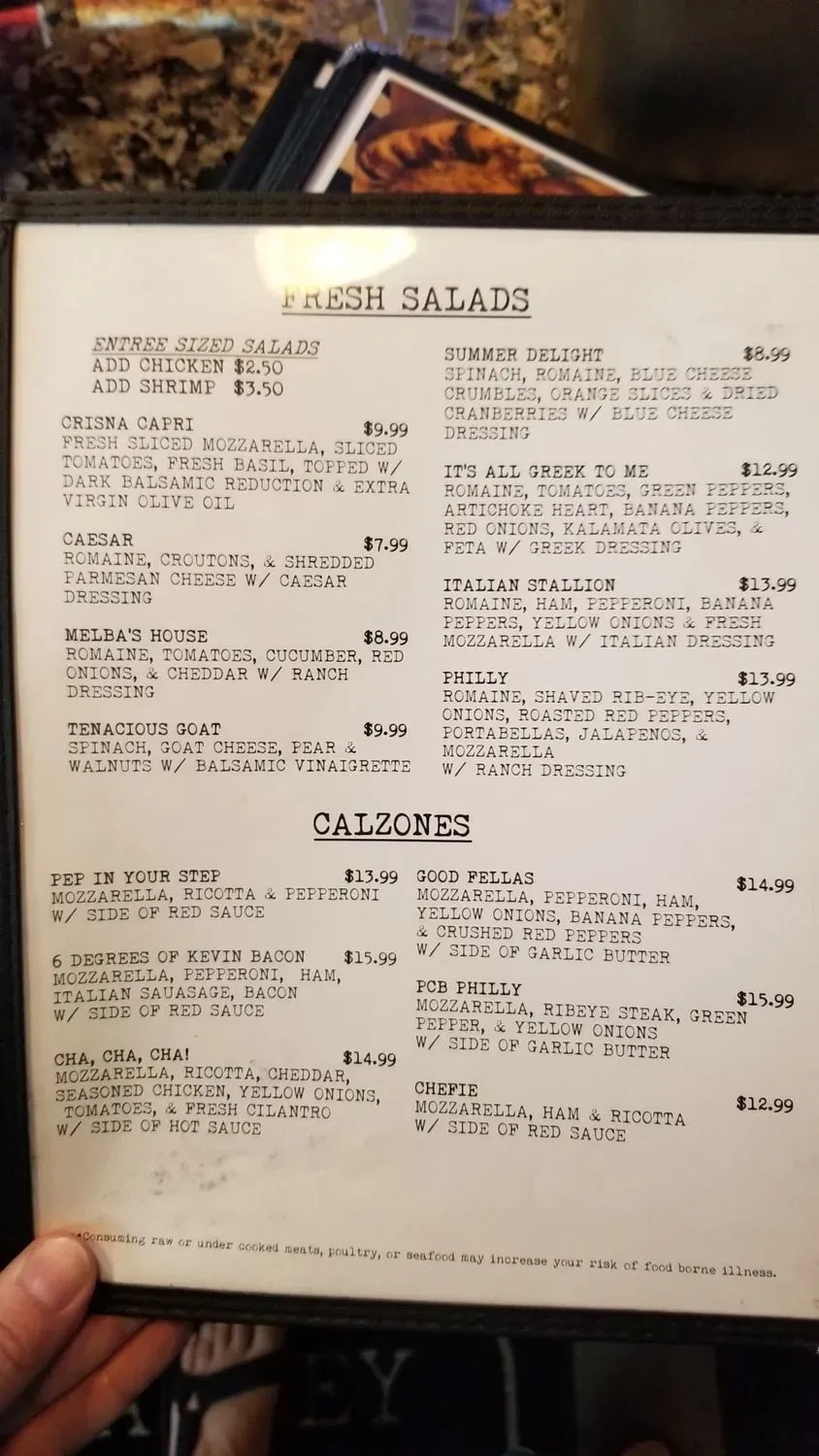 Menu 6