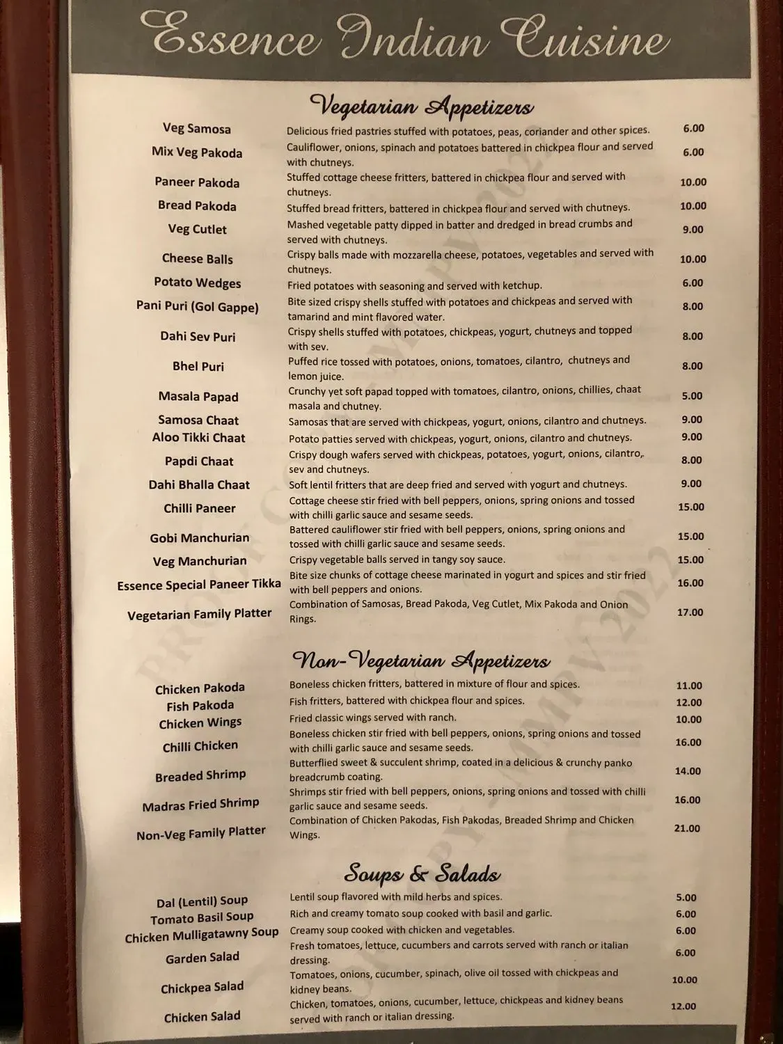 Menu 5