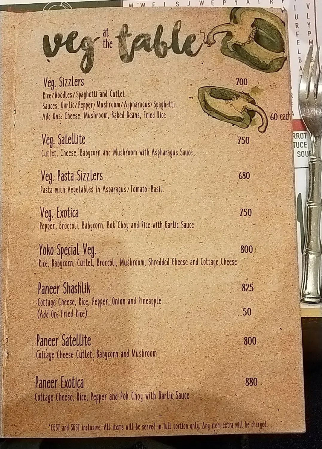 Menu 2