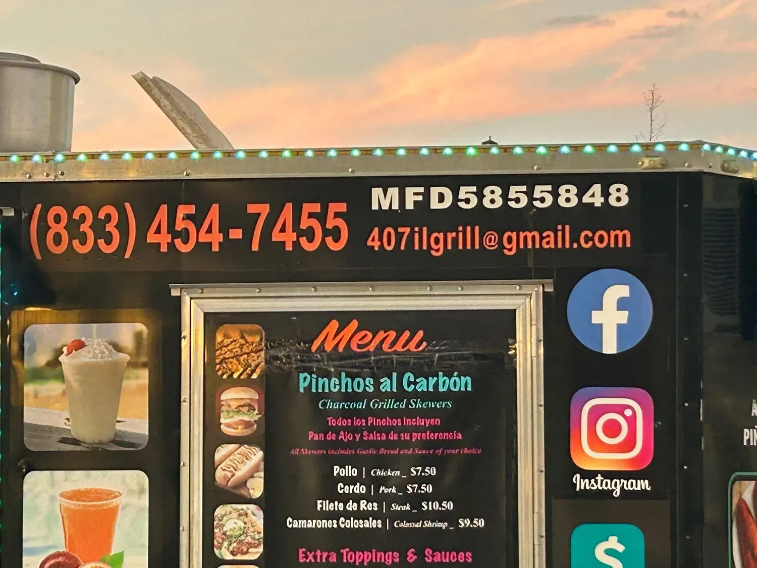 407 Pinchos - FOOD TRUCK, PINCHOS AL CARBÓN, ALCAPURRIAS, EMPANADAS ...