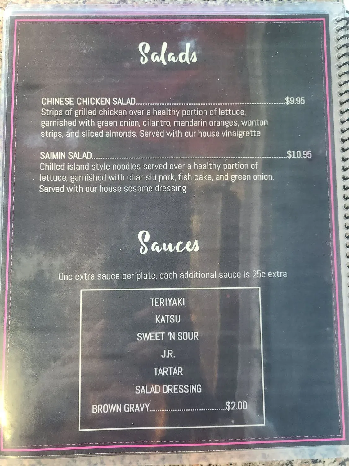 Menu 3