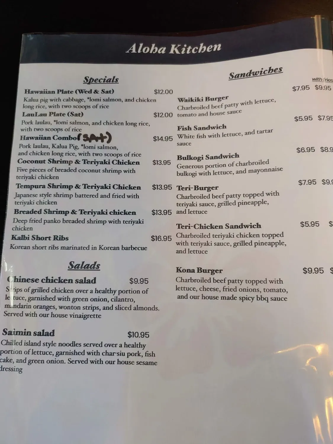 Menu 6